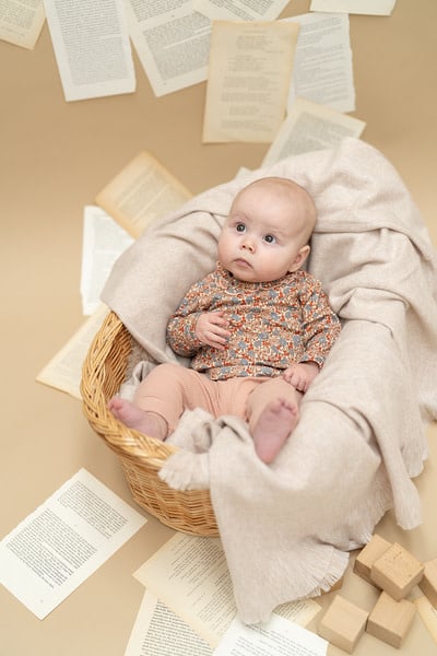 A Tiny Story baby t-shirt long sleeve Multicolour TIN26429632
