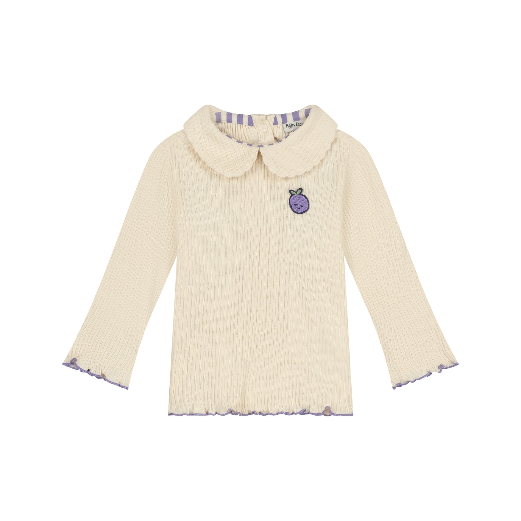 Babyface baby girls t-shirt long sleeve Cream BBE26428610