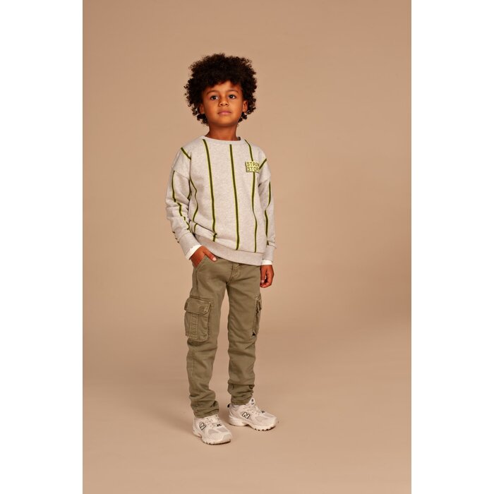 Stains & Stories boys sweatshirt Light Grey Melee