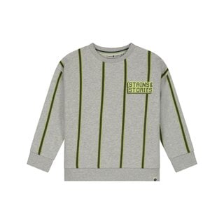 Stains & Stories boys sweatshirt Light Grey Melee