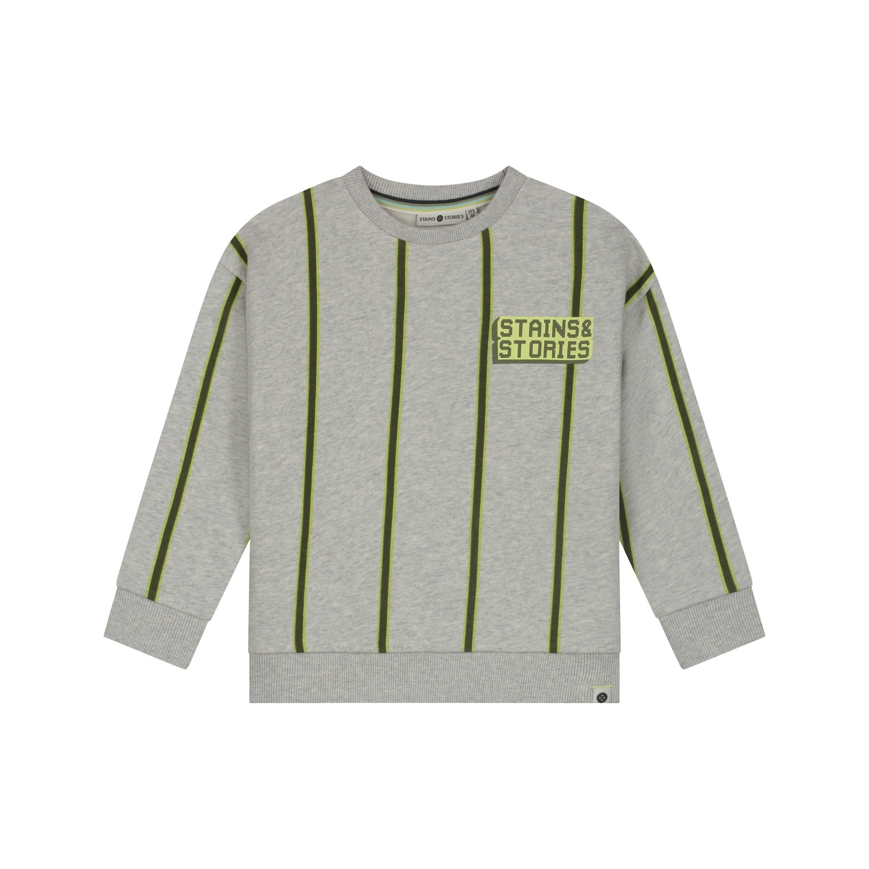 Stains & Stories boys sweatshirt Light Grey Melee