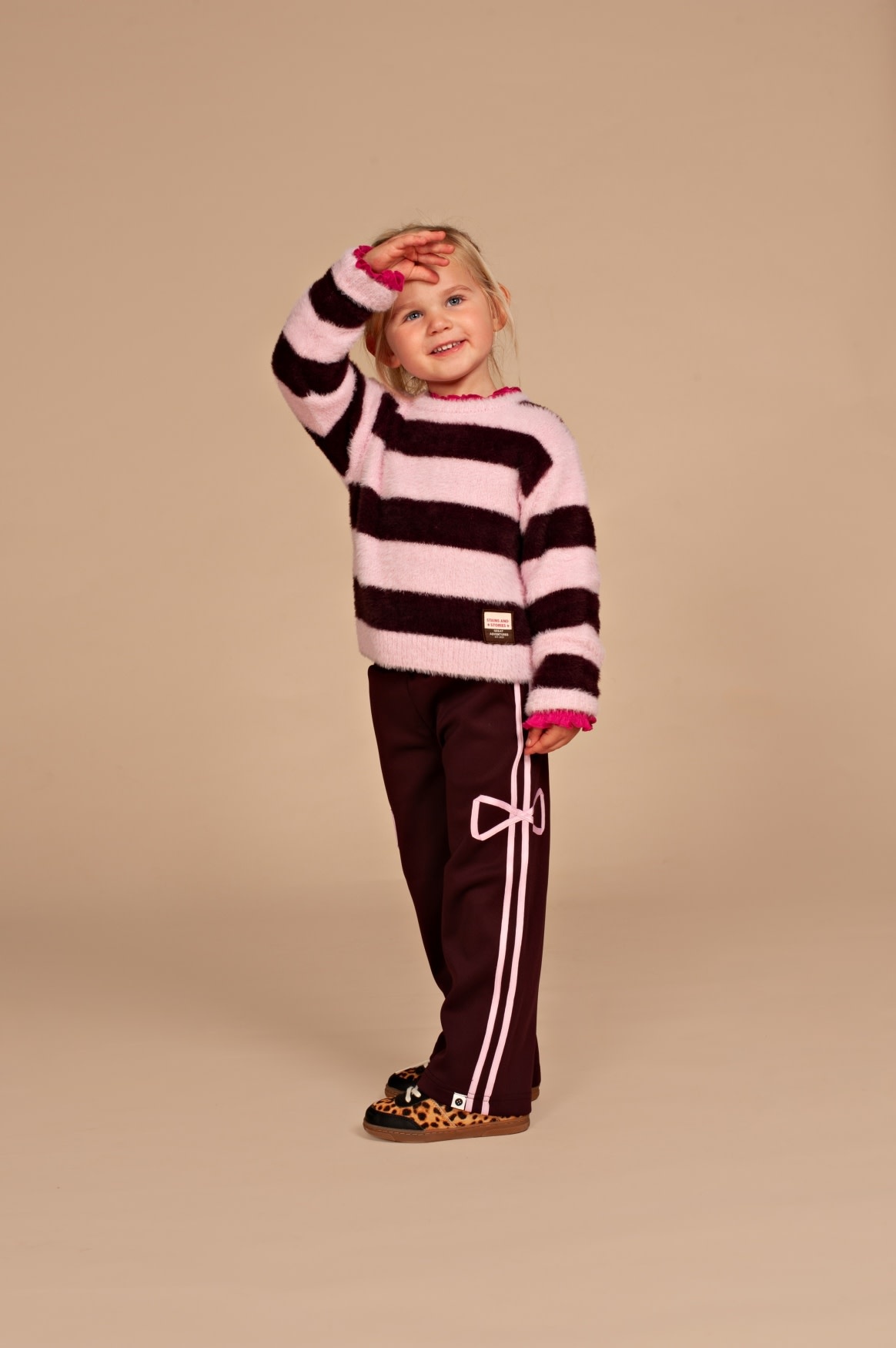 Stains & Stories girls pullover Wine Red