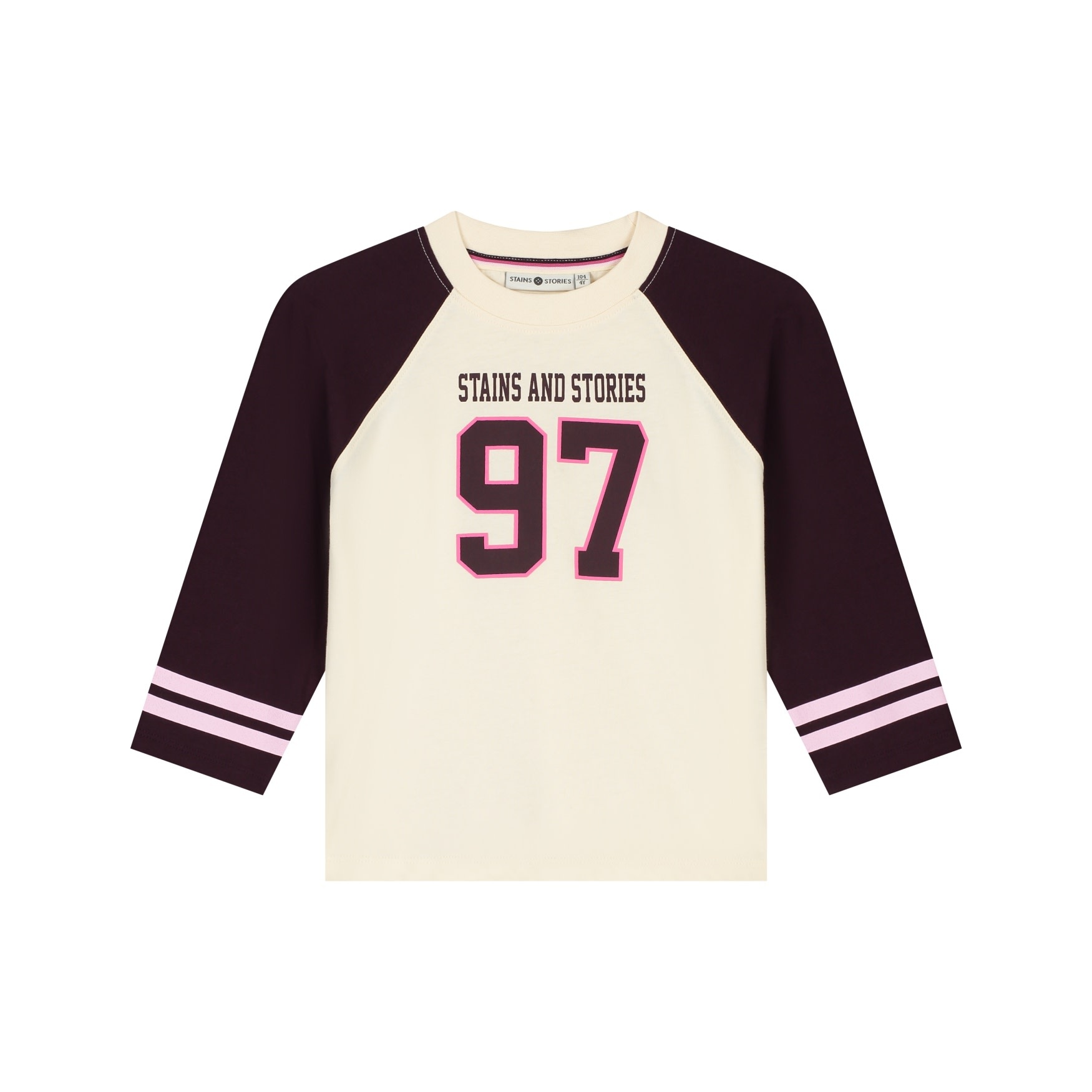 Stains & Stories girls t-shirt long sleeve Wine Red SSA26408654