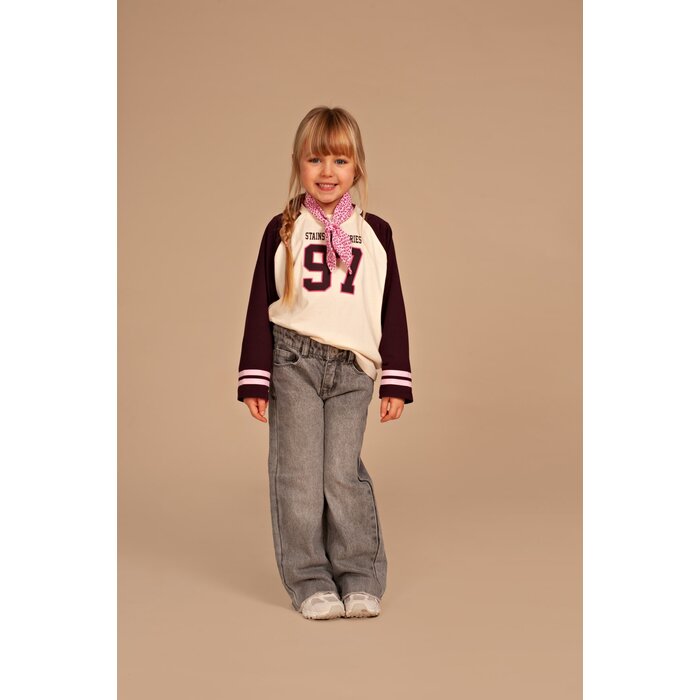Stains & Stories girls t-shirt long sleeve Wine Red SSA26408654
