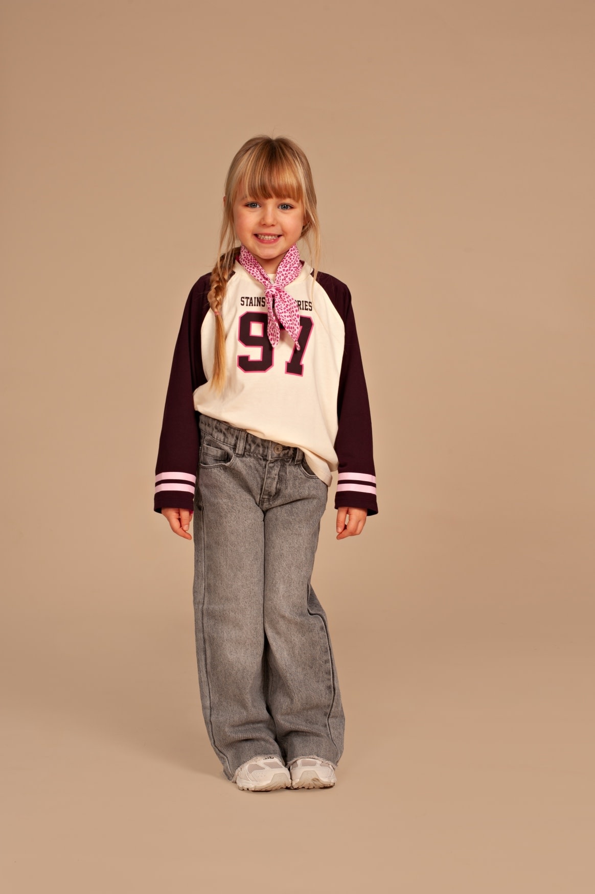 Stains & Stories girls t-shirt long sleeve Wine Red SSA26408654