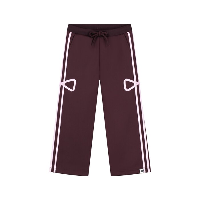 Stains & Stories girls track pant Wine Red