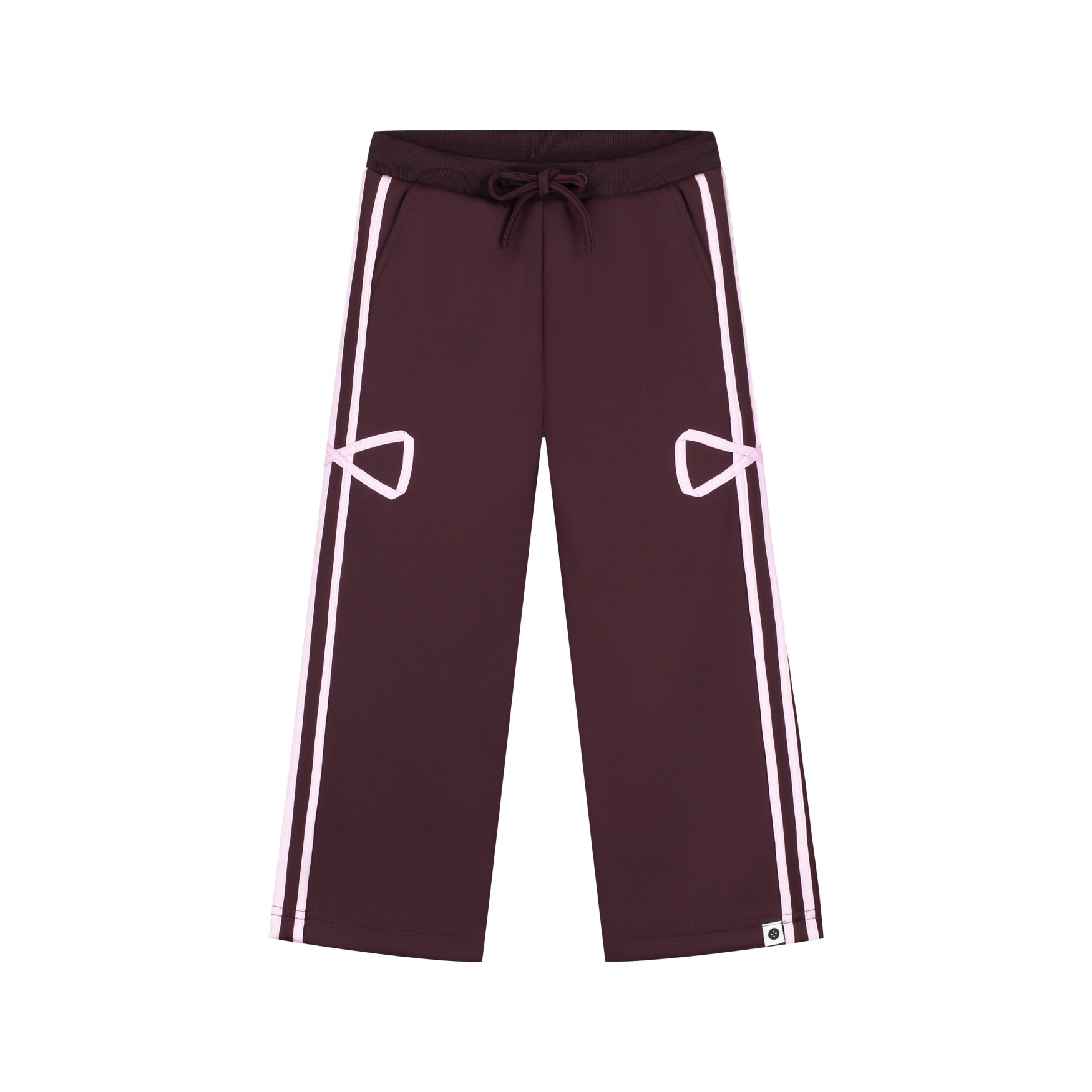 Stains & Stories girls track pant Wine Red