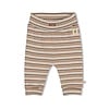 Broek rib met streep Grijs melange - Tiny Timber Tales