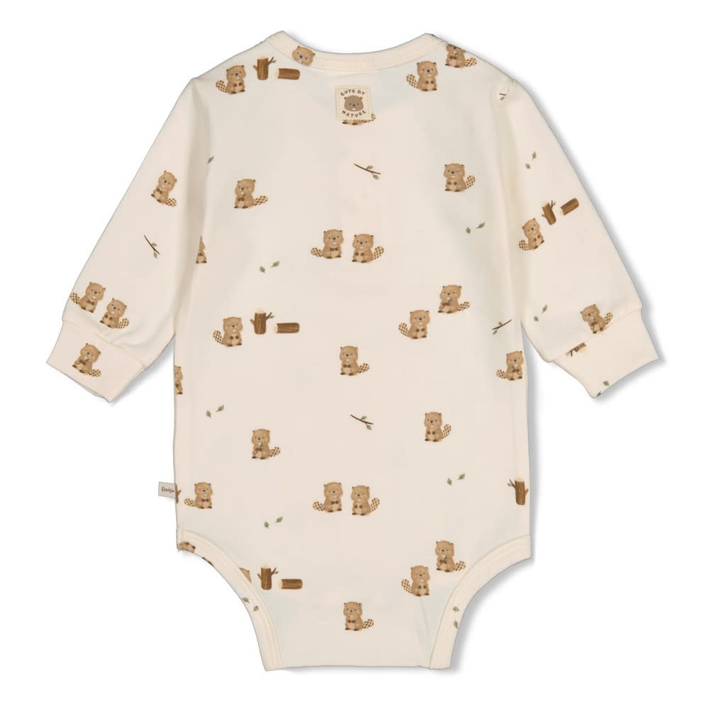 Feetje Romper AOP Offwhite - Tiny Timber Tales