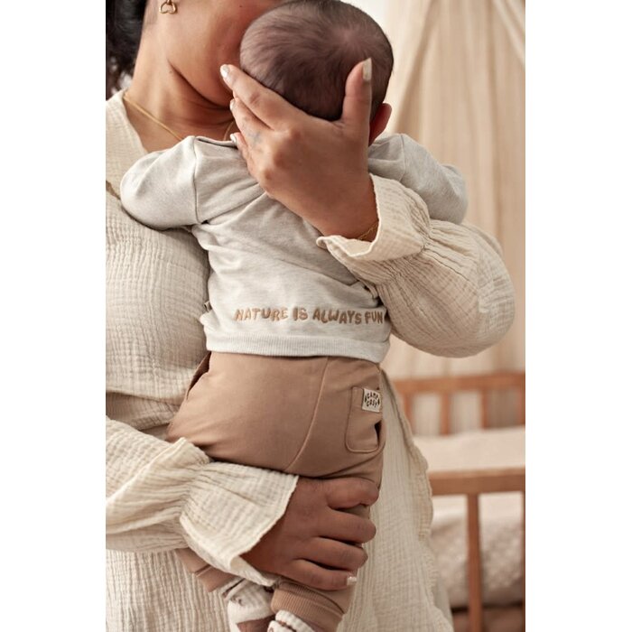Feetje Sweater Grijs melange - Tiny Timber Tales