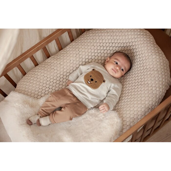 Feetje Sweater Grijs melange - Tiny Timber Tales