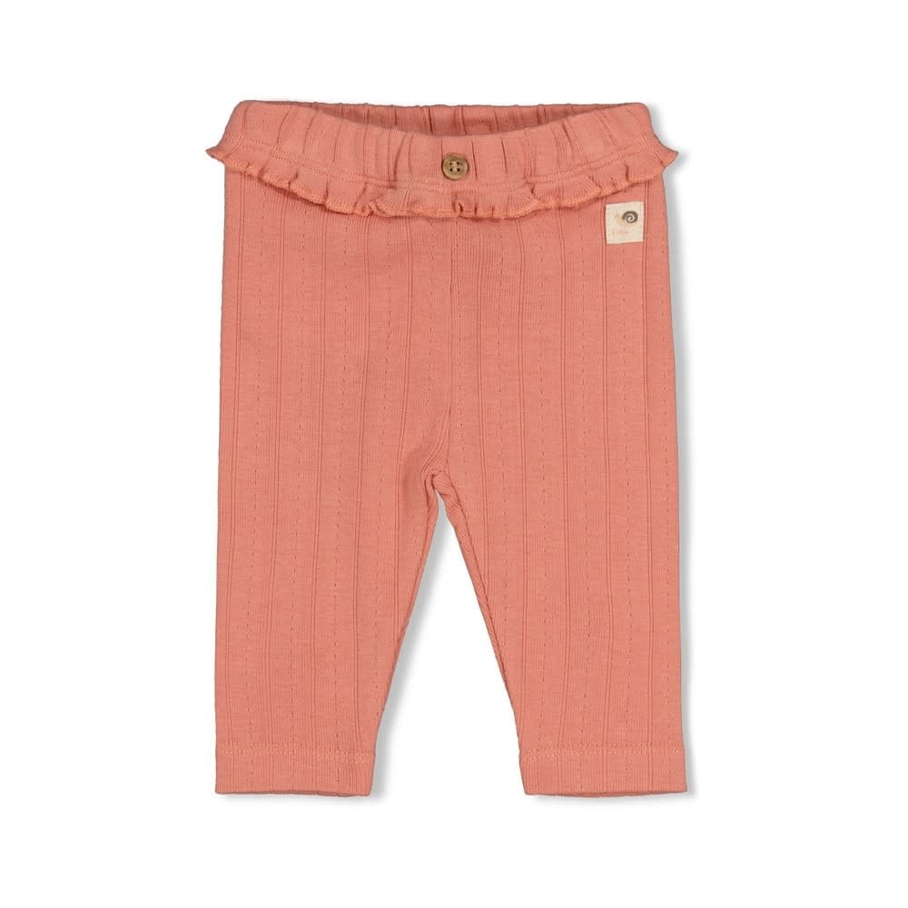 Feetje Legging pointelle rib Roze - Forest Garden