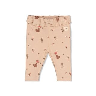 Feetje Legging rib AOP Zand - Forest Garden