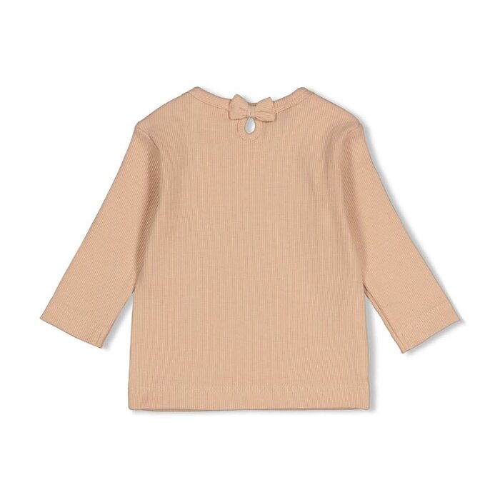 Feetje Longsleeve rib Zand - Forest Garden