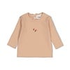 Longsleeve rib Zand - Forest Garden