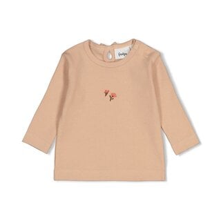 Feetje Longsleeve rib Zand - Forest Garden