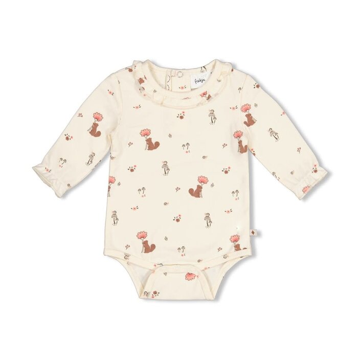 Feetje Romper AOP Offwhite - Forest Garden