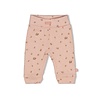 Broek pointelle rib AOP Roze melange - Fall in Love
