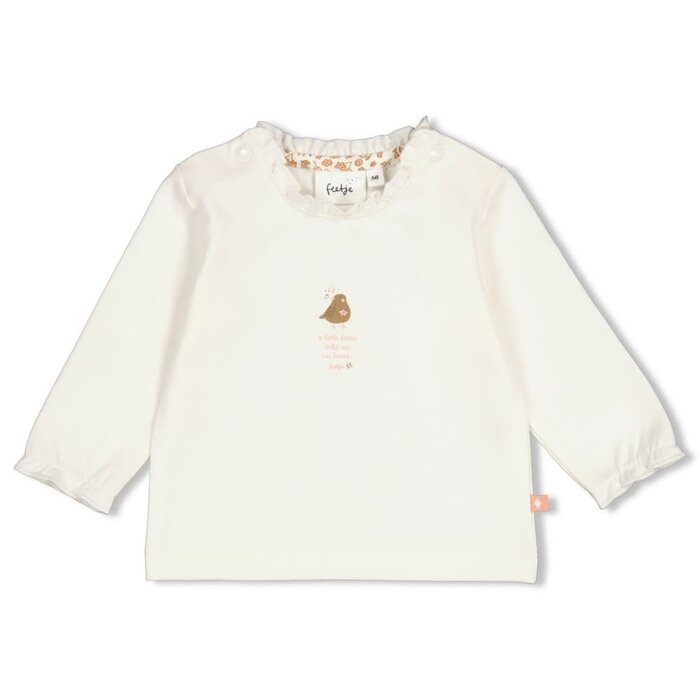 Feetje Longsleeve Offwhite - Fall in Love