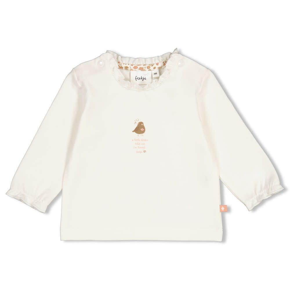 Feetje Longsleeve Offwhite - Fall in Love