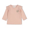 Longsleeve rib Roze melange - Fall in Love