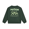 Oversized Sweater Backprint Jungle Green