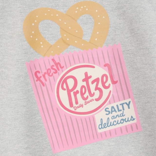 Daily7 Sweater Backprint Light Grey Melange