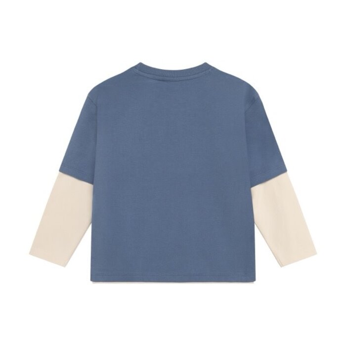 Daily7 T-shirt Longsleeve Over Sleeve Ash Blue