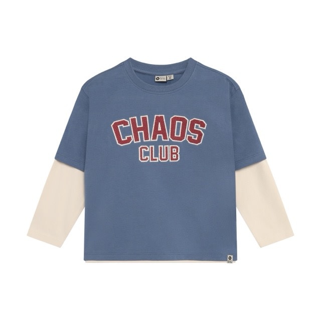 Daily7 T-shirt Longsleeve Over Sleeve Ash Blue
