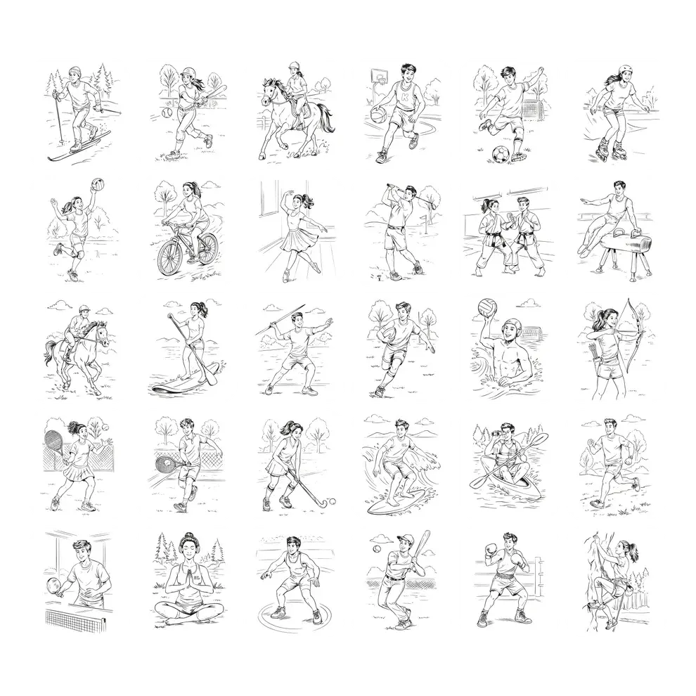 Kidywolf KIDYDRAW-PAD REFILL 8 Sports
