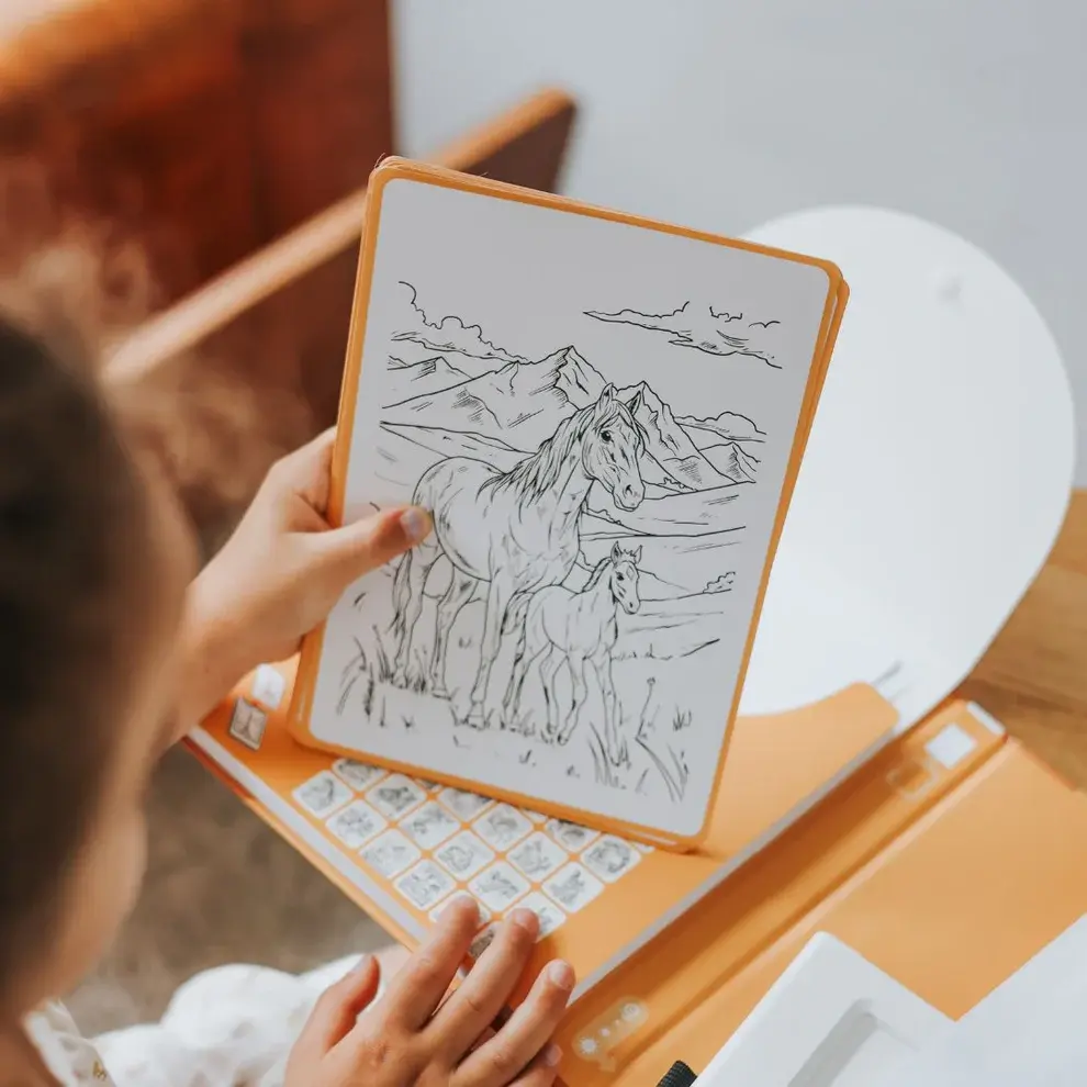 Kidywolf KIDYDRAW-PAD REFILL 8 Horses