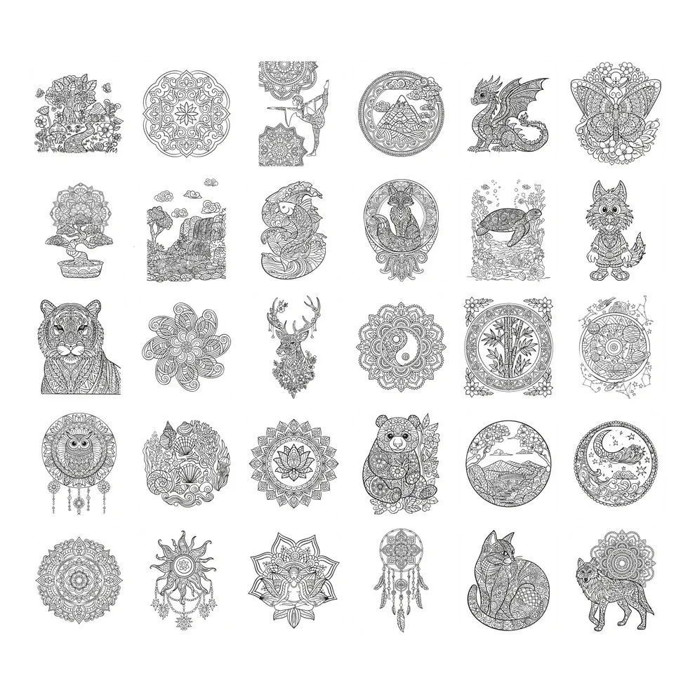 Kidywolf K-DRAW-PAD REFILL 10 Zen