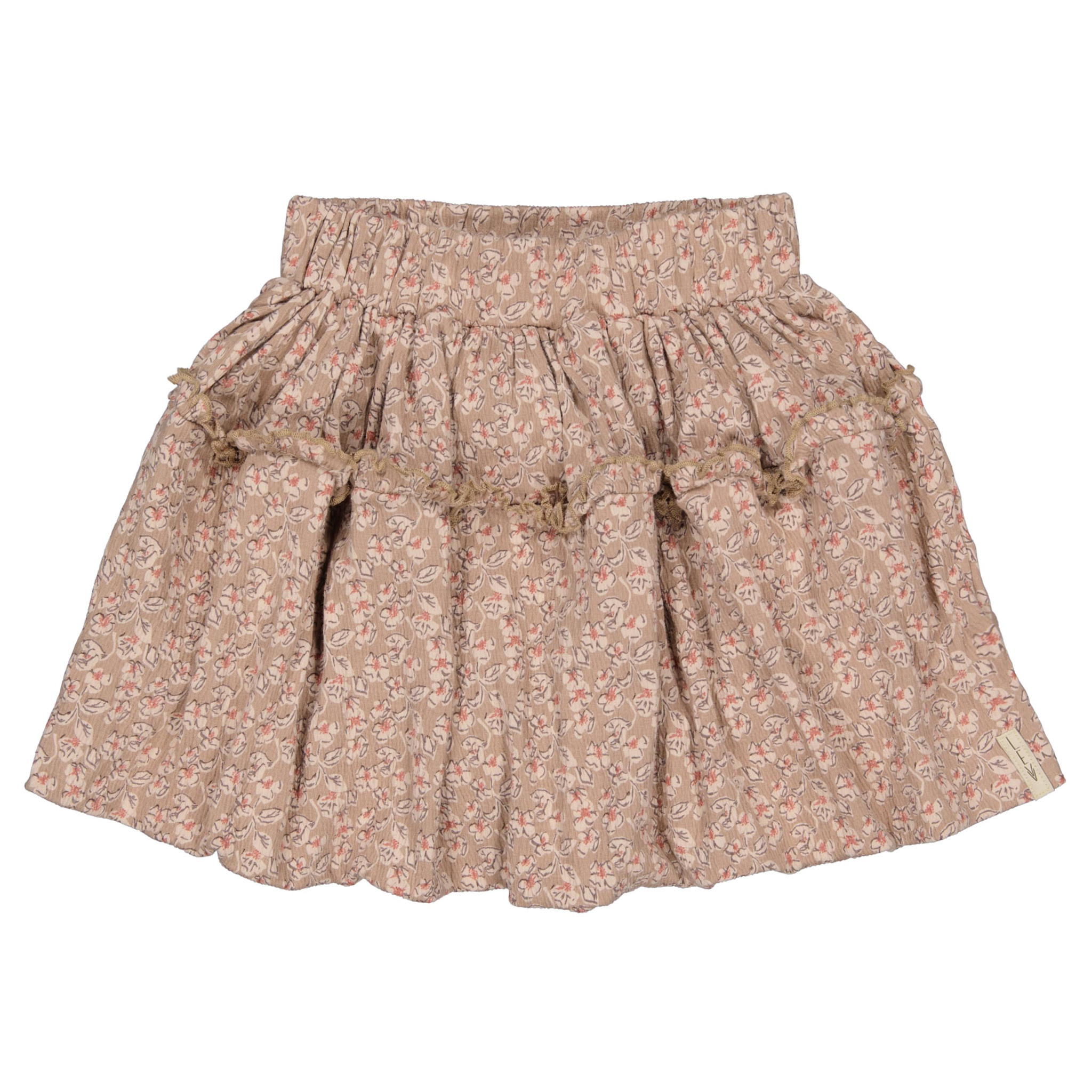 Levv Skirt LW261DIORA AOP Taupe Flower