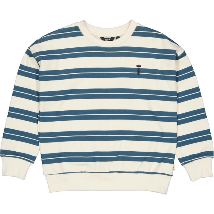 QPI Sweater QW261FABRICE AOP Blue Stripe