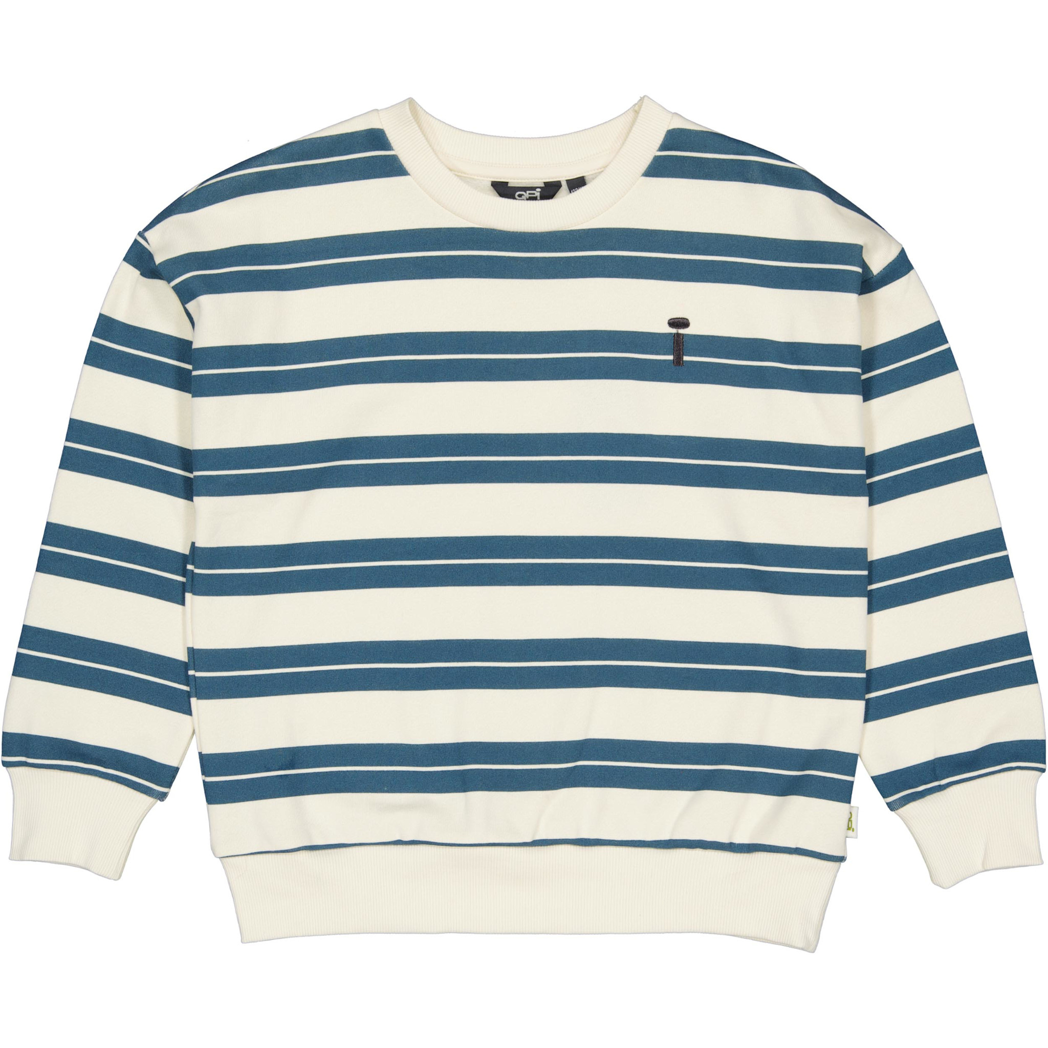 QPI Sweater QW261FABRICE AOP Blue Stripe