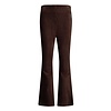 Flared broek velours rib Bruin - City Chic