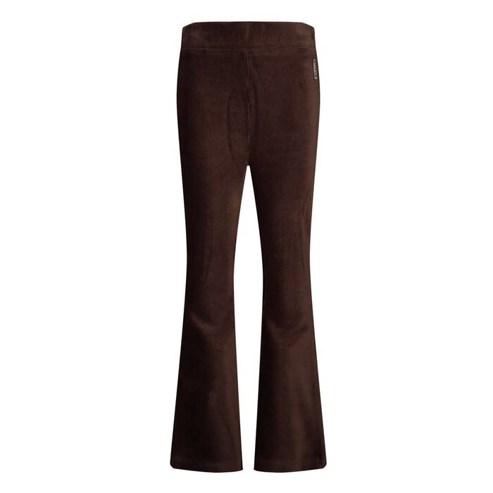 Jubel Flared broek velours rib Bruin - City Chic
