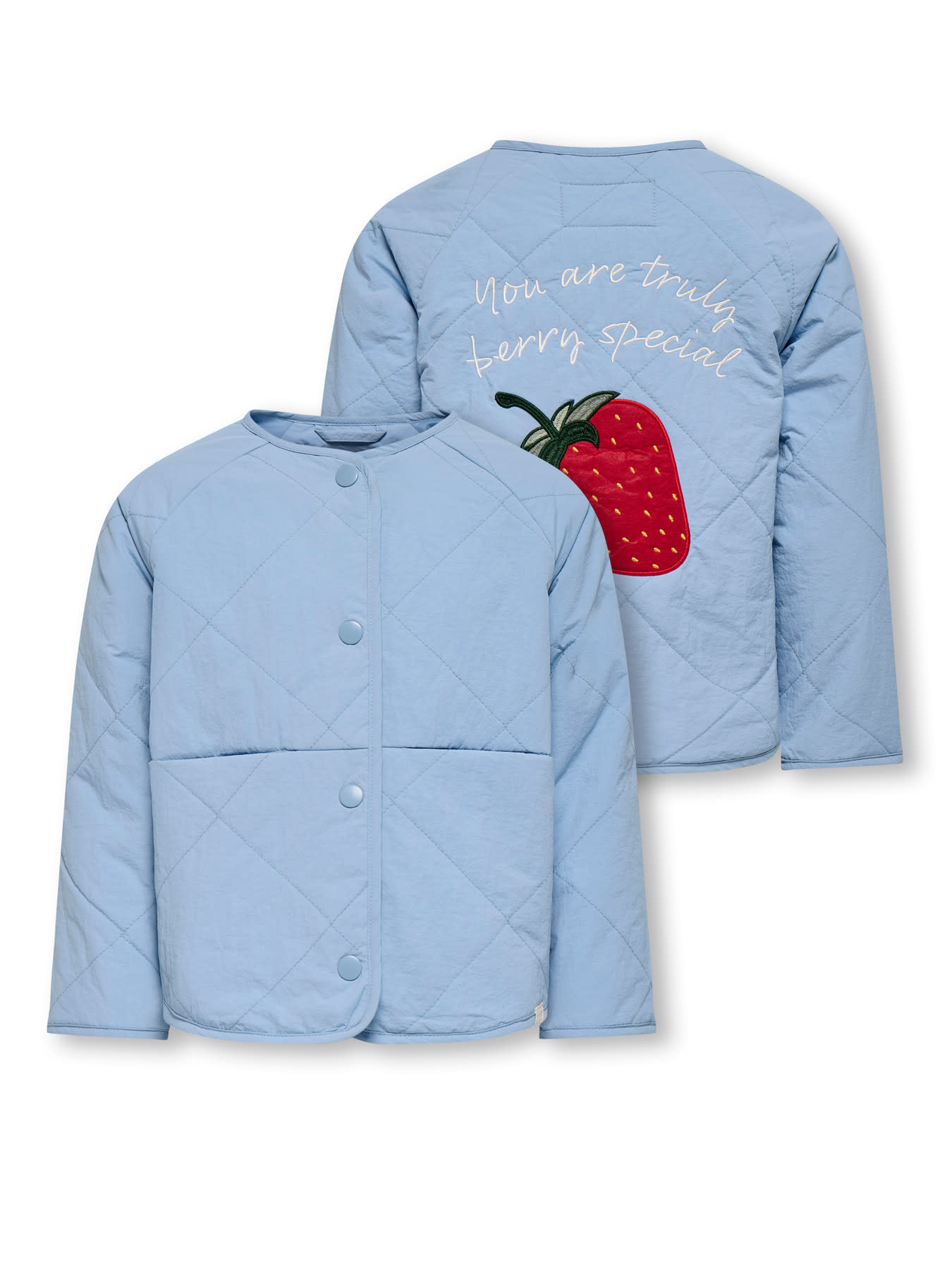 Kids Only KMGROSALINA QUILTED JACKET OTW Blue