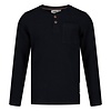 Longsleeve wafelstructuur d.Blauw - Rock the Earth