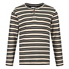 Longsleeve rib met streep Offwhite - Rock the Earth