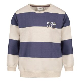 Sturdy Sweater streep Blauw - Rock the Earth