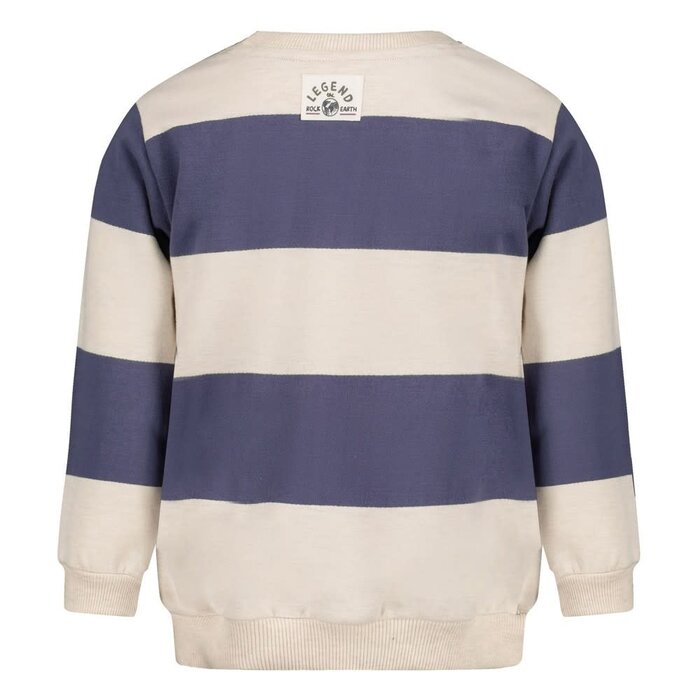 Sturdy Sweater streep Blauw - Rock the Earth