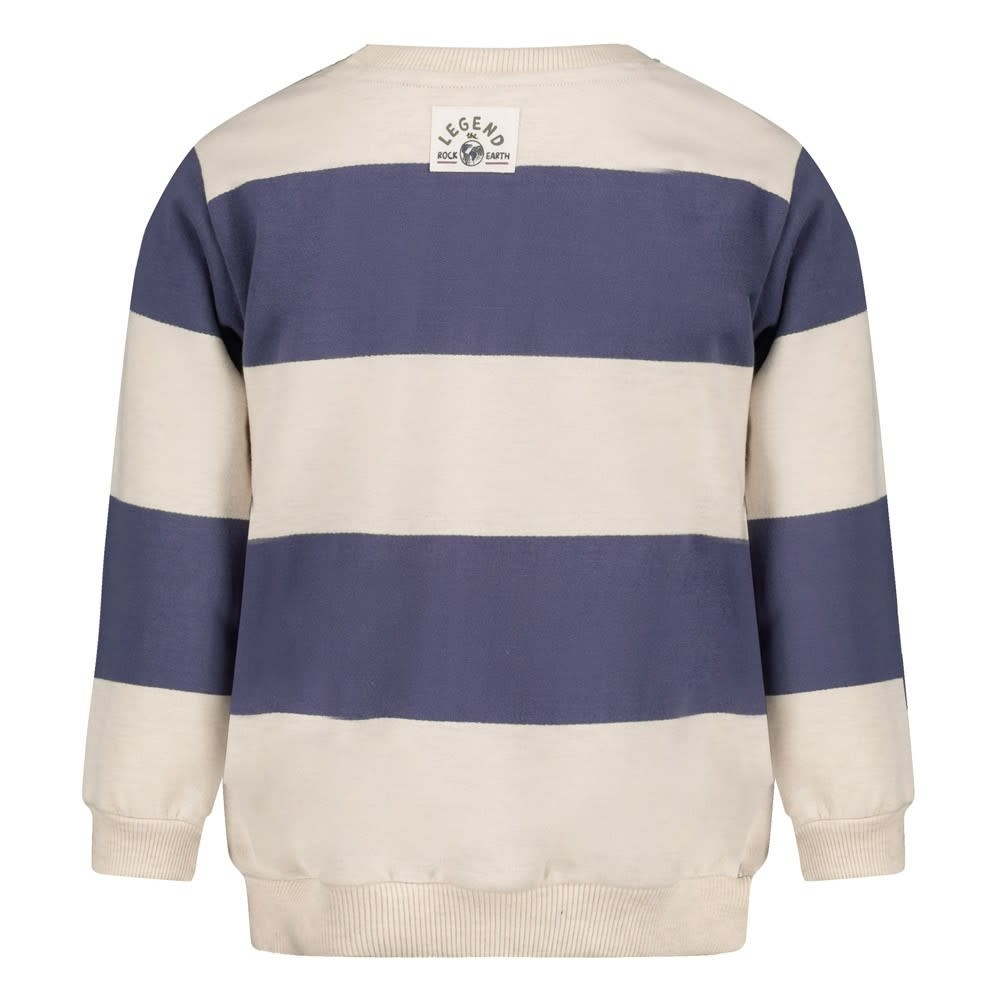 Sturdy Sweater streep Blauw - Rock the Earth