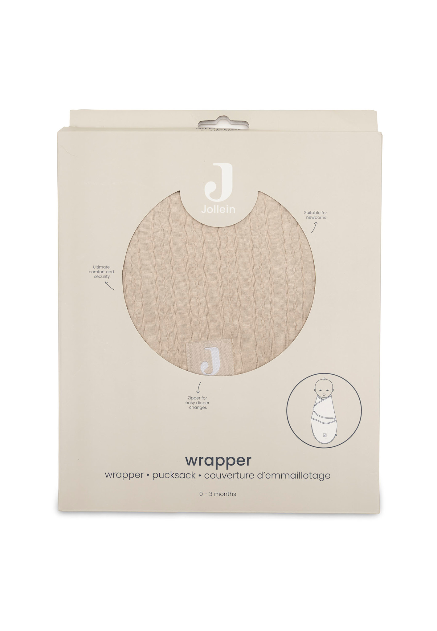 Jollein Wrapper 0-3 maanden Ajour Sand
