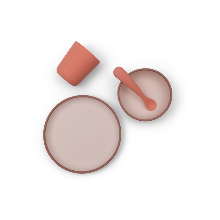 Jollein Kinderserviesset Siliconen Blush Shades