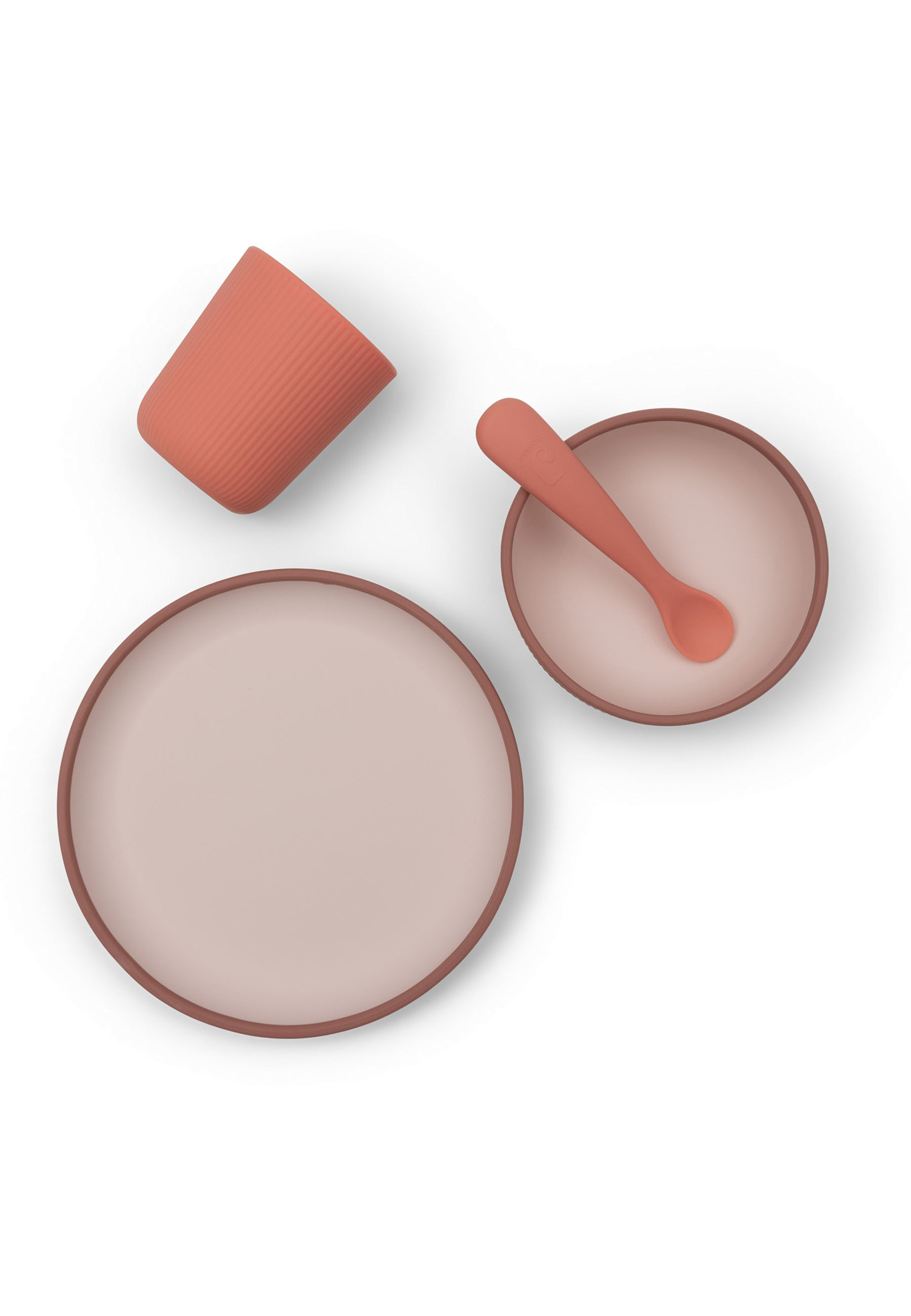 Jollein Kinderserviesset Siliconen Blush Shades