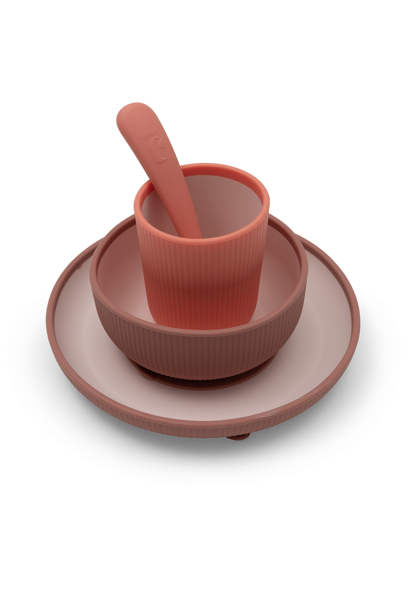 Jollein Kinderserviesset Siliconen Blush Shades