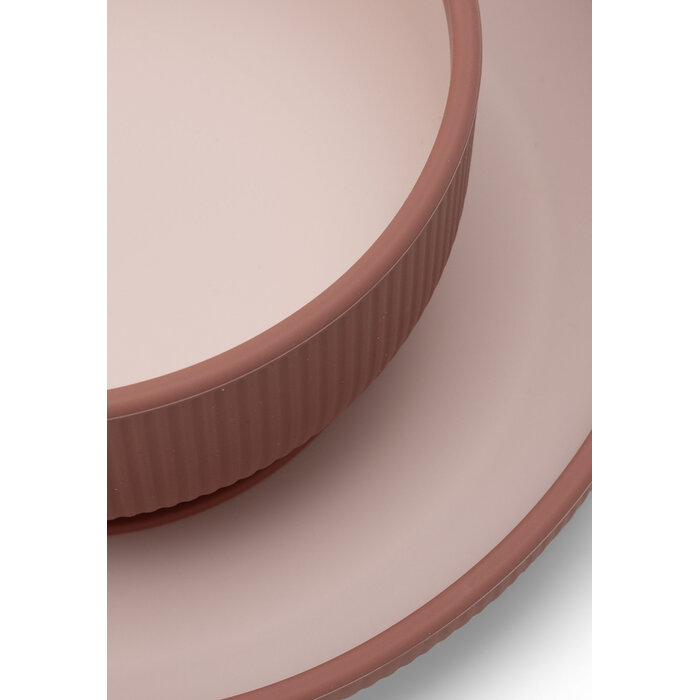 Jollein Kinderserviesset Siliconen Blush Shades