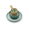 Kinderserviesset Siliconen Jade Shades