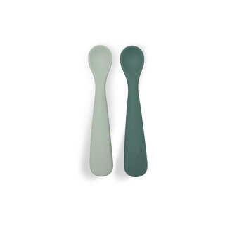 Jollein Siliconen Lepeltje Jade Shades (2-pack)